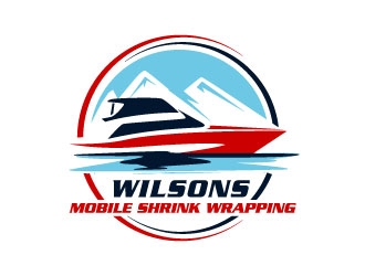 Wilsons mobile shrink wrapping  logo design by J0s3Ph