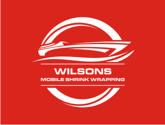 Wilsons mobile shrink wrapping  logo design by vostre