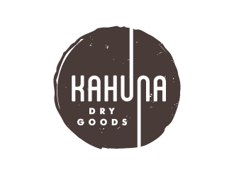Kahuna Dry Goods logo design by akilis13