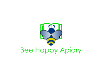 Bee Happy Apiary logo design by .::ngamaz::.