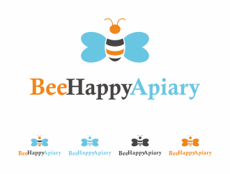 Bee Happy Apiary logo design by YusufAbdus