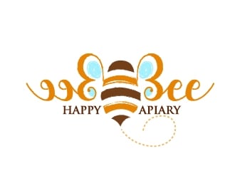 Bee Happy Apiary logo design by Cyds
