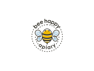 Bee Happy Apiary logo design by dhe27
