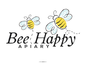 Bee Happy Apiary logo design by shere