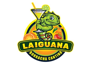 La Iguana Borracha Cantina logo design by shere