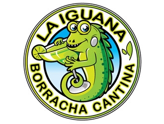 La Iguana Borracha Cantina logo design by shere