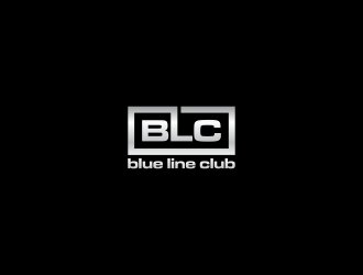 blue line club logo design by hopee