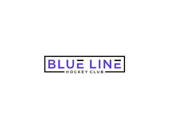 blue line club logo design by johana