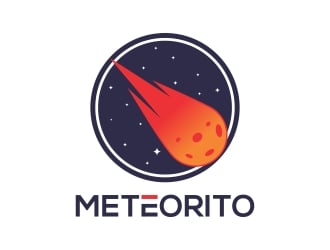 METEORITO logo design by rokenrol