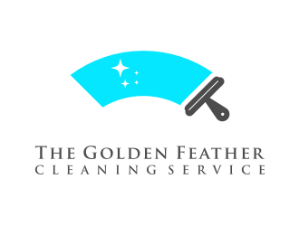The Golden Feather Cleaning Service  logo design by superiors
