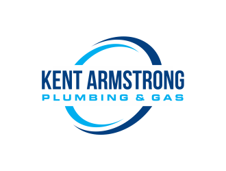 Kent Armstrong Plumbing & Gas logo design by Girly