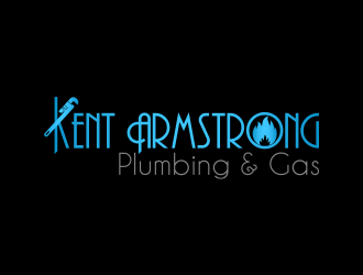 Kent Armstrong Plumbing & Gas logo design by ROSHTEIN