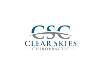 Clear Skies Chiropractic logo design by bricton