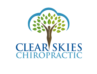 Clear Skies Chiropractic logo design by wendeesigns