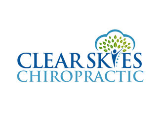 Clear Skies Chiropractic logo design by wendeesigns
