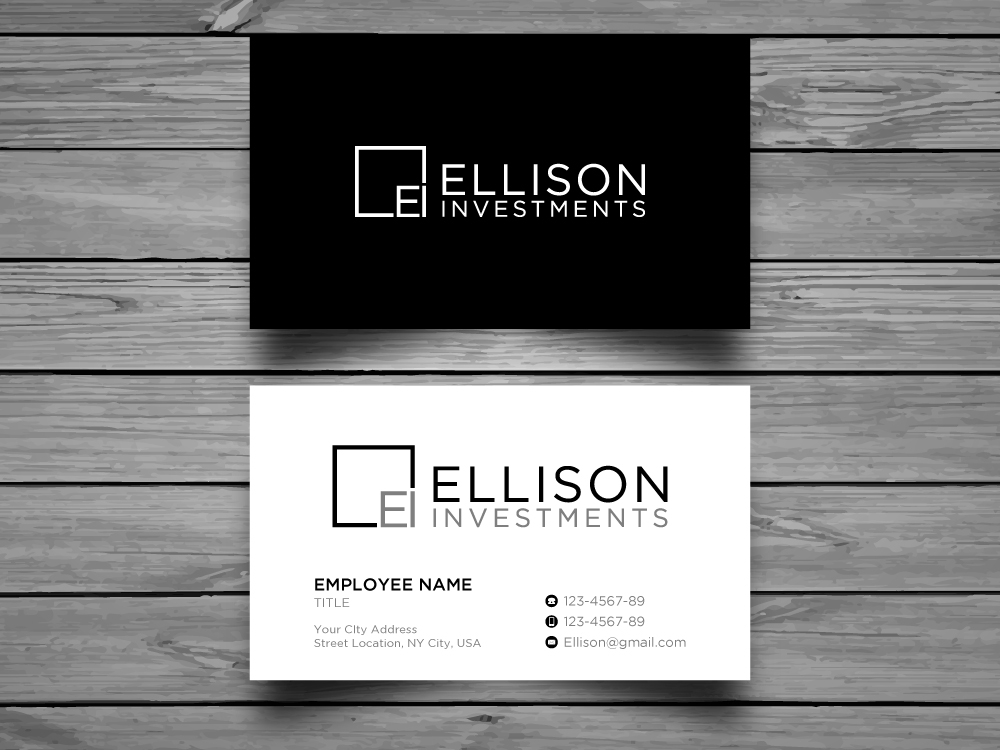 Ellison Investments logo design by labo