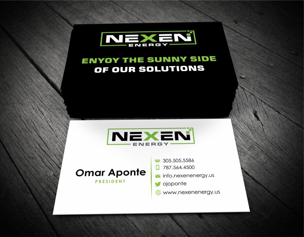 Nexen Energy Black Canvas logo design by Girly