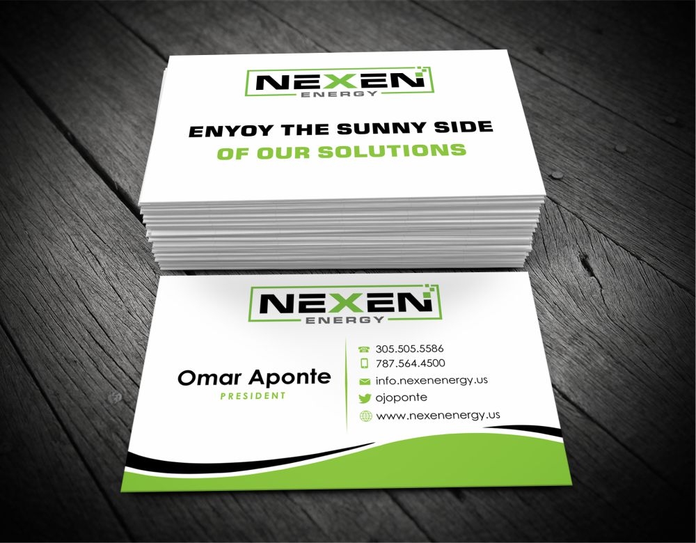 Nexen Energy Black Canvas logo design by Girly