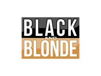 Black and Blonde logo design by MarkindDesign