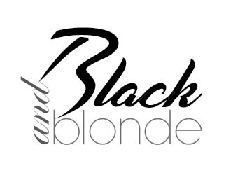 Black and Blonde logo design by ruthracam