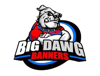 Big Dawg banners logo design by aRBy