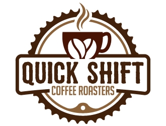 Quick Shift Coffee Roasters logo design by jaize