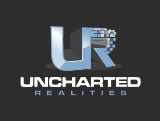Uncharted Realities  logo design by schiena