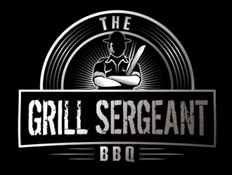The Grill Sergeant BBQ logo design by shere