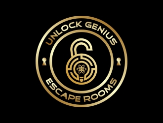 Unlock Genius logo design by CreativeKiller