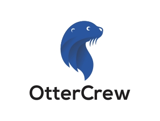 OtterCrew logo design by rokenrol