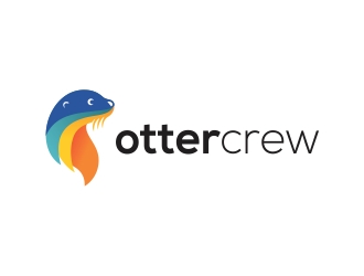 OtterCrew logo design by rokenrol