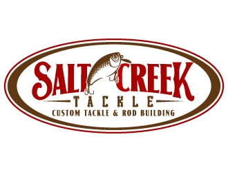 Salt Creek Tackle logo design by jaize