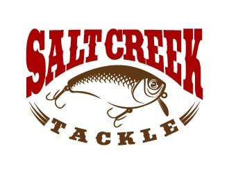 Salt Creek Tackle logo design by jaize
