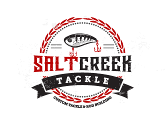 Salt Creek Tackle logo design by pencilhand