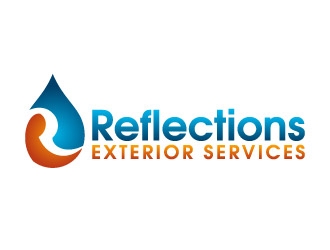 Reflections Exterior Services  logo design by pixalrahul