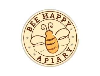 Bee Happy Apiary logo design by Boomstudioz