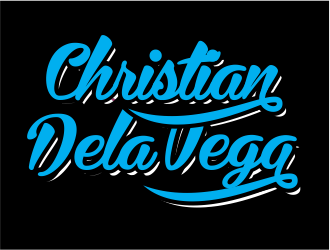 DJ Christian Dela Vega logo design by Girly