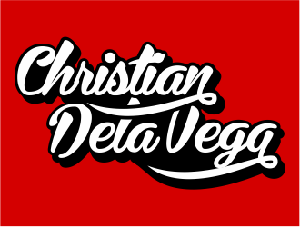 DJ Christian Dela Vega logo design by Girly