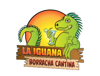 La Iguana Borracha Cantina logo design by BlueCircle