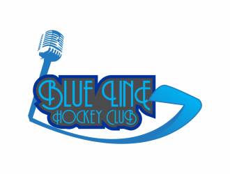 blue line club logo design by ROSHTEIN