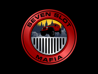 Seven Slot Mafia logo design by Kruger