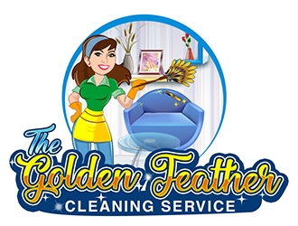 The Golden Feather Cleaning Service  logo design by DesignTeam