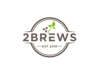 2Brews logo design by bricton
