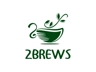2Brews logo design by mikael