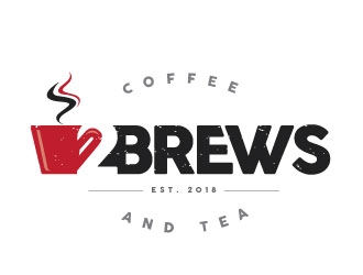 2Brews logo design by REDCROW