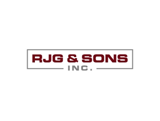 RJG & Sons, Inc. logo design by labo