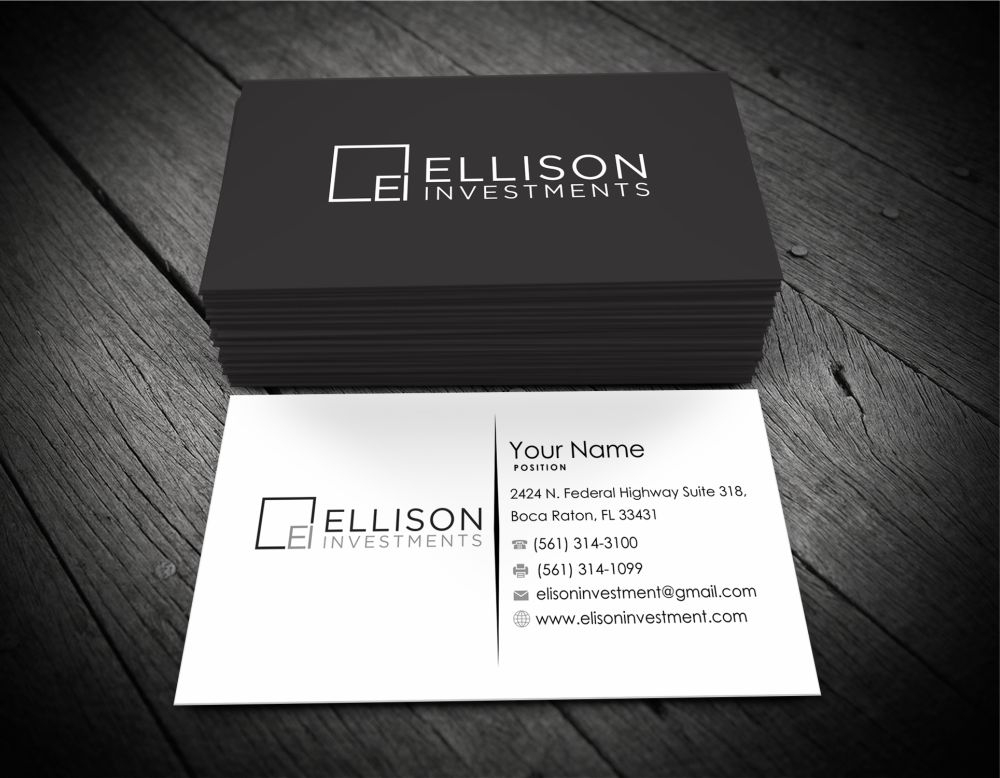 Ellison Investments logo design by Girly