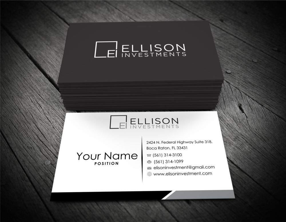 Ellison Investments logo design by Girly