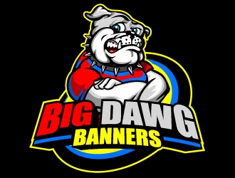 Big Dawg banners logo design by aRBy