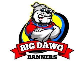 Big Dawg banners logo design by aRBy